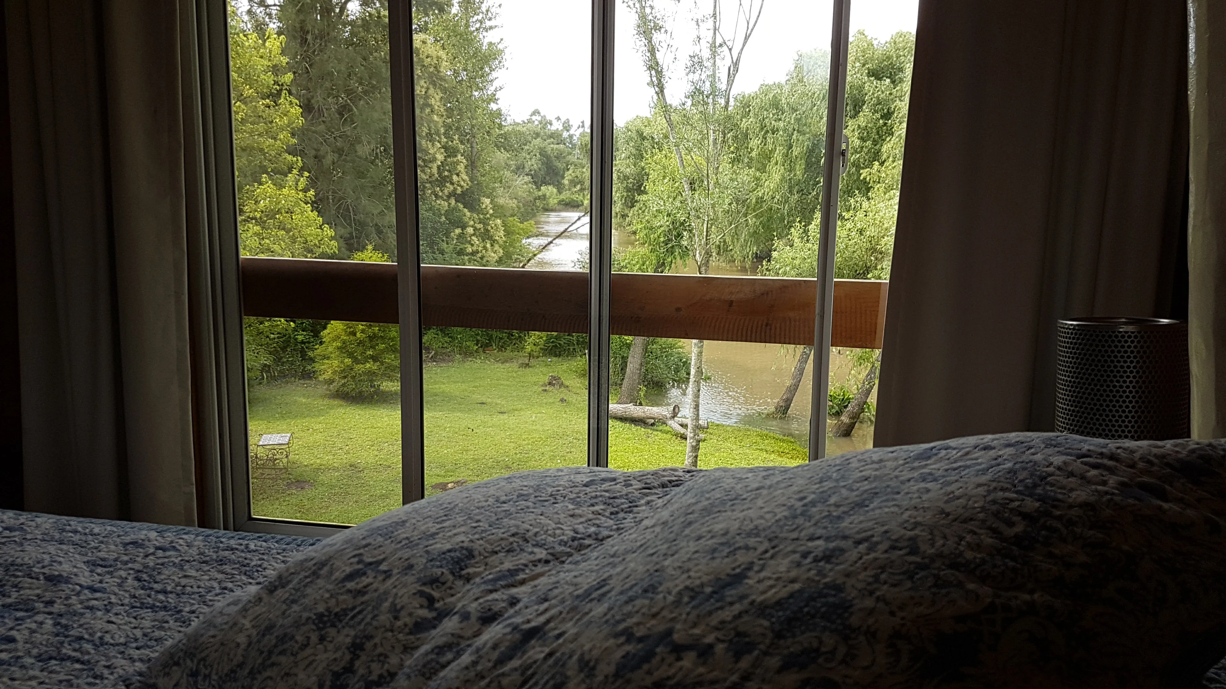 Vista del río desde la habitación